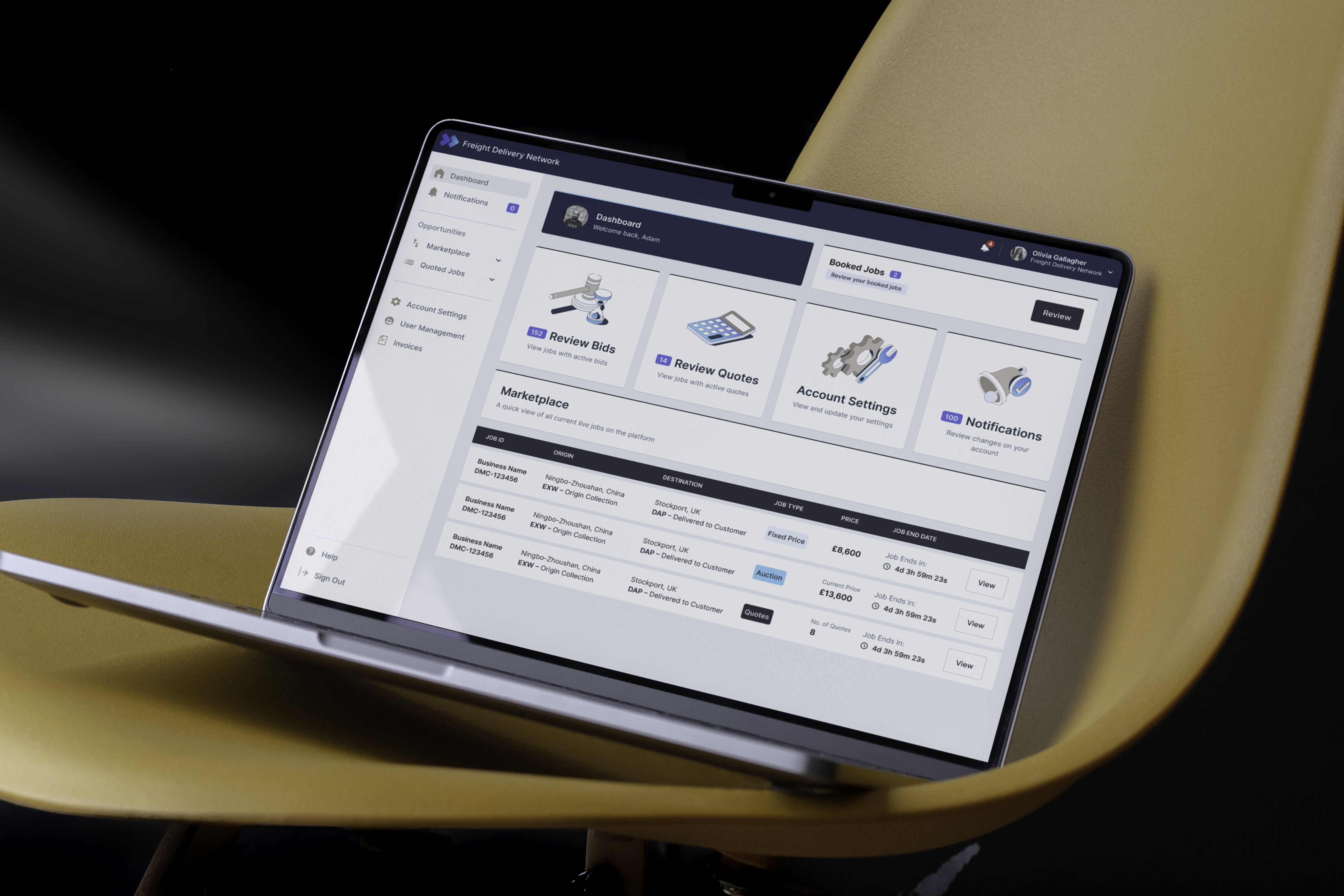 Freight Delivery Network – Brand Identity
